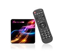 Android 14.0 TV Box, Android TV Box 4GB RAM 128GB ROM RK3528 Quad-Core 64bit Cortex-A53 Support 2.4/5.0GHz WiFi6 BT5.0 4K 10/100M Ethernet HD 2.0 Smart TV Box