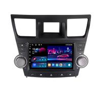 Android 14 2 Din Car Radio Stereo For Toyota Highlander 2007-2013 9 Inch Touchscreen Car Radio Car Accessories Multimedia Video Player Support Wifi FM Bluetooth Steering Wheel Control(T2 8Co