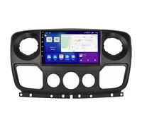 Android 14 Car Navigation in-Dash Car Audio Receiver For Opel Movano 2010-2021 Double Din 9 Inch Touch Screen Car Stereo with Sat Nav Bluetooth Handsfree RDS SWC(P18 8Core 6+128G)