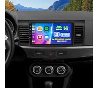 Android 14 Car Radio 10 inch for Mitsubishi Lancer 2007-2012 Built-in 4+64G Wireless Carplay Android Auto, with HD capacitive Touchscreen Mirror Link GPS Bluetooth WiFi RDS SWC Split Screen AHD Camera