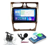 Android 14 Car Radio for Mercedes CLK/W209/W203/W208/W463/Vaneo/Viano (2000-2004) - 9" Screen, CarPlay, GPS Navigation, Bluetooth 5.0, HiFi FM, 5G WiFi, SWC Mic, M150S