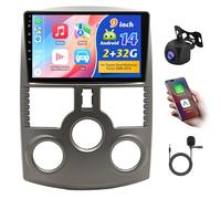 Android 14 Car Radio for Toyota Rush/Daihatsu/Terios 2006-2016 Built-in Wireless CarPlay Android Auto, 9 inch Touchscreen Mirror Link GPS Navigation Bluetooth5.0 WiFi FM RDS HiFi AHD Camera Mic, 2+32G