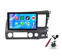Android 14 Car Radio Sat Navi for H-onda Civic LHD/RHD(2004-2011) 9 Inch Touchscreen Multimedia Player with Wireless Carplay GPS Navigation FM RDS Bluetooth 5G-WiFi SWC DSP,M100S
