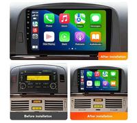 Android 14 Car Radio Stereo for H-yundai Sonata NF(2004-2008) 9 Inch Touchscreen Multimedia Player with Wireless Carplay 2 Din GPS Navigation FM RDS Bluetooth 5G-WiFi SWC DSP,M500S