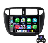 Android 14 Car Radio Stereo For Hon-da Civic 6 1996-2001 GPS Navigation Ultra-Thin Mainframe 9" IPS Touchscreen Car Navigation Video With Wifi Bluetooth Mirror Link USB Backup Camera(Size:M600S)