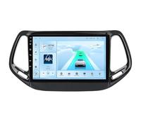 Android 14 Car Radio Stereo for J-eep Compass(2016-2018) 9 Inch Touchscreen Multimedia Player with Wireless Carplay 2 Din GPS Navigation FM RDS Bluetooth 5G-WiFi SWC DSP,M400S