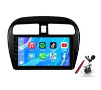 Android 14 Car Radio Stereo for M-itsubishi Mirage/Attrage/Space Star(2012-2023) 9"Touchscreen Multimedia Player with Wireless Carplay GPS Navigation FM RDS Bluetooth 5G-WiFi SWC DSP,M500S