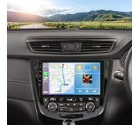 Android 14 Car Stereo 4G+64G For Nissan X-Trail T32 Qashqai J11 2013-2017 Double Din Car Radio 10 Inch Touchscreen with Wireless Carplay Android Auto GPS WiFi FM RDS Bluetooth Backup Camera