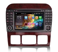 Android 14 Car Stereo 4GB+64GB 8 Core DAB+ for Mercedes Benz S Class W220 lass W215 GPS Radio Satnav Wireless Carplay Android Auto WiFi 4G USB CD Player Bluetooth 5.0 DSP CANbus 7" IPS Touchscreen