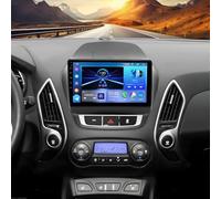 Android 14 Car Stereo Compatible for Hyundai IX35 2009-2015 4G+64G Car Stereo Radio GPS Sat Nav 2-Din 10Inch w/Wireless Carplay & Android Auto Car Player w/Rearview Camera SWC Split Screen FM/RDS