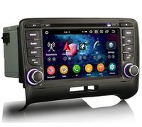 Android 14 Car Stereo for Audi TT MK2 2006-2014 Head Unit 2 Din Carplay Android Auto Bluetooth WiFi SWC A2DP DVD Radio DAB+DSP IPS 4GB RAM 64GB ROM