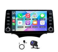 Android 14 Car Stereo for Ford Ka 2008-2014 10 Inch IPS Touch Screen w/Wireless Carplay & Android Auto GPS Nav Double Din Car Radio Receiver w/AHD Backup Camera Mic SWC Mirror Link FM/RDS, 2G+64G