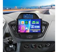Android 14 Car Stereo for Ford Transit Custom 2012-2021, 2 Din Wireless Carplay Android Auto with 9 inch touchscreen WiFi GPS Sat Navi Bluetooth FM RDS MirrorLink SWC DAB+ Backup Camera Mic, 2+32G