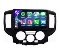 Android 14 Car Stereo for Nissan NV200 NV 200 2009-2013 with Wireless Carplay, 9'' Touchscreen Car Radio with WiFi Mirror Link GPS Bluetooth FM RDS Radio DSP EQ SWC+AHD Backup Camera(Black,V1.C(1+32GB