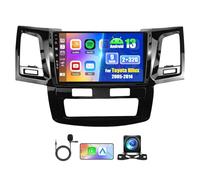 Android 14 Car Stereo for Toyota Hilux 2005-2014, 9 inch Touchscreen 2 Din Car Radio Player with Wireless Carplay Android Auto DSP SWC Bluetooth FM RDS Wifi GPS Navi Mirror Link AHD Camera Mic, 2+32G