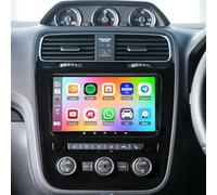 Android 14 Car Stereo for VW Scirocco 2008-2017 with CarPlay Wireless Android Auto Head Unit 2 Din Car Radio 9 Inch HD Touch Screen GPS Sat Nav WiFi FM RDS Bluetooth SWC Mirror Link Backup Camera