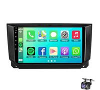 Android 14 Car Stereo Radio for Seat Ibiza 2017 2018 2019 2020,9”TouchScreen Wireless Carplay/Android Auto Support Bluetooth GPS Mirrorlink FM/RDS EQ OBD DVR Backup Camera Canbus(Color:4 CORE 1+32G)