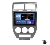 Android 14 Double Din Car Stereo for Jeep Compass 2007-2009, 9" GPS Navigation, Multimedia Player with Built-In DSP, FM, Bluetooth, WiFi, SWC, 4G/5G, CarPlay, Plug & Play - M300S