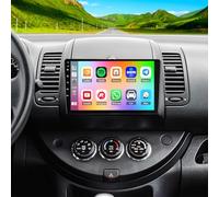 Android 14 Double Din Car Stereo for Nissan Note 2006-2013 with CarPlay Wireless Android Auto Sat Nav 10.1" HD Touch Screen Upgrade with GPS WiFi FM RDS Bluetooth SWC Backup Camera
