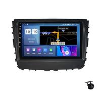 Android 14 Double Din Car Stereo for S-SANGYONG REXTON 2019-9" GPS Navigation, Multimedia Player, Built-In DSP, FM, Bluetooth, WiFi, 4G/5G, Carplay, Plug and Play, M150S