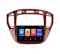 Android 14 Double Din Car Stereo for Toyota Highlander 2000-2007, 9” IPS Touchscreen Multimedia Player with Carplay, Bluetooth, GPS, Backup Camera, RDS, SWC (A,H 4Core 1+32G)