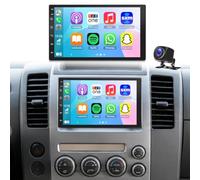 Android 14 Double Din Car Stereo Radio for Nissan Pathfinder R51 2005-2013 | 2+64G CarPlay Wireless Android Auto Sat Nav 7 Inch Touch Screen Car Radio Head Unit GPS WiFi FM Bluetooth SWC Backup Camera