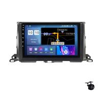 Android 14 Double Din Car Stereo Radio for T-OYOTA HIGHLANDER 2013-2018 GPS Sat Nav Navigation 9" Multimedia Video Player Built-In DSP FM BT Wifi SWC 4G 5G Carplay Plug And Play,M600S