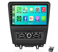 Android 14 Double Din Radio CarPlay Android Auto for F-ord Mustang 2010-2014 Car Stereo with 10.1-inch Screen Supports Mirror Link Bluetooth FM RDS GPS WiFi EQ SWC +AHD Backup Came(Color:8 CORE 4+64G)