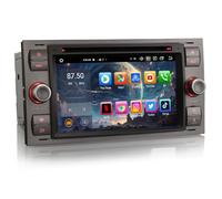 Android 14 head unit car stereo 4GB+64GB 8 Core DAB+ for Ford C/S-Max Fiesta Focus Fusion Galaxy Kuga Transit Connect Mondeo GPS Satnav Wireless Carplay Android Auto WiFi USB CD Player Bluetooth DSP
