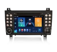 Android 14 Head Unit Car Stereo 4GB+64GB 8 Core DAB+ for Mercedes Benz SLK Class W171 R171 GPS Sat Nav Supports Wireless Carplay Android Auto WiFi 4G USB Bluetooth 5.0 DSP CANbus CD 7" IPS Touchscreen