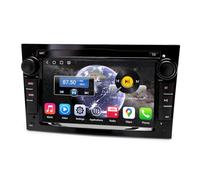 Android 14 Head Unit GPS Qualcomm 8 Core 4GB RAM 64GB ROM for Opel Vauxhall Astra H Combo Vivaro Corsa D Vectra Zafira B Sat Nav Bluetooth Wireless CarPlay Android Auto WiFi 4G USB DAB+ 7" Touchscreen