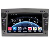 Android 14 Qualcomm 8 Core 4GB+64GB Car Stereo for Vauxhall Astra H Corsa D C Meriva B Signum Vivaro Zafira B Antara Sat Nav with Android Auto & Apple CarPlay Wifi Bluetooth 5.1 DSP SWC 4G LTE