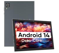Android 14 Tablet 10.1 Inch, 4G Cellular Tablete, Octa-Core, 128GB Storage + 8(4+4)GB RAM/ 1TB Expandable, 5G WiFi, 6000mAh Battery, Bluetooth 5.0, 5MP+8MP Camera, Tab with Protective film, Gray