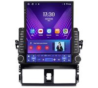 Android 15 9.7 Inch Double Din Radio Navigation for Toyota Yaris VIOS 2013-2016 Plug And Play Car Stereo Bluetooth FM Radio,WIFI/GPS/CarPlay With Reversing Camera,8 Core 4G+Wifi 4G+64G