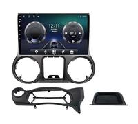 Android 15 9 Inch Double Din Radio Navigation for Jeep Wrangler3JK 2010-2018 Plug And Play Car Stereo Bluetooth FM Radio,WIFI/GPS/CarPlay With Reversing Camera,8 Core 4G+Wifi 8G+256G