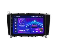 Android 15 Car Player Radio 9 Inch Touchscreen Multimedia for Benz Class C 2004 CLK AMG 2004-2006, Gps Navigation Bluetooth Support 4g Wifi, Mirror Link Backup Camera,4CoreWifi4G+64G
