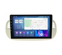 Android 15 Car Player Radio 9 Inch Touchscreen Multimedia for Fiat 500 2007-2014, Gps Navigation Bluetooth Support 4g Wifi, Mirror Link Backup Camera,8Core4G+WiFi12G+256G