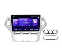 Android 15 Car Player Radio 9 Inch Touchscreen Multimedia for FoRD MonDeo 4 Mk4 2006-2010, GPS Navigation Bluetooth Support 4G Wifi, Reversing Camera Steering Wheel Control