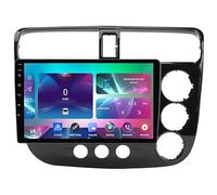 Android 15 Car Player Radio 9 Inch Touchscreen Multimedia for Honda Civic RHD 2000-2005, GPS Navigation Bluetooth Support 4G Wifi,Reversing Camera Steering Wheel Control