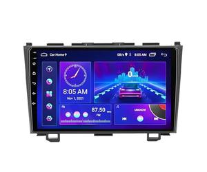 Android 15 Car Player Radio 9 Inch Touchscreen Multimedia for Honda CRV CR-V 3 RE 2007-2011, Gps Navigation Bluetooth Support 4g Wifi, Mirror Link Backup Camera,8Core4G+WiFi4G+64G