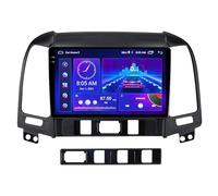 Android 15 Car Player Radio 9 Inch Touchscreen Multimedia for Hyundai Santa Fe 2 2006-2012, Gps Navigation Bluetooth Support 4g Wifi, Mirror Link Backup Camera,4CoreWifi1G+16G