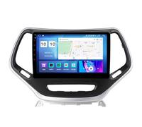 Android 15 Car Player Radio 9 Inch Touchscreen Multimedia for Jeep Cherokee 2014-2016, Gps Navigation Bluetooth Support 4g Wifi, Mirror Link Backup Camera,4CoreWifi2G+64G
