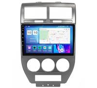 Android 15 Car Player Radio 9 Inch Touchscreen Multimedia for Jeep Compass 1 2009-2016, Gps Navigation Bluetooth Support 4g Wifi, Mirror Link Backup Camera,8Core4G+WiFi8G+128G