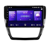 Android 15 Car Player Radio 9 Inch Touchscreen Multimedia for VW Jetta 2011-2018 GPS Navigation Bluetooth Support 4G Wifi, Reversing Camera Steering Wheel Control,8 Core 4G+Wifi 12G+256G
