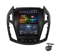 Android 15 Car Radio for For-d Tourneo connect/Transit connect 2013-2018 with Wireless Carplay Android Auto 9.7" Touchscreen BT HiFi/RDS/FM Radio WiFi Navi/AHD Rear View Camera/CANBUS(Color:S4)