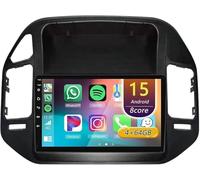Android 15 Car Radio for for Mitsubishi Pajero V60 V70 1999-2006 2 Din Wireless CarPlay 9 Inch Touchscreen Stereo GPS Navigation Stereo AHD Backup Camera FM SWC, a, D 8-core (6 GB 128 GB)