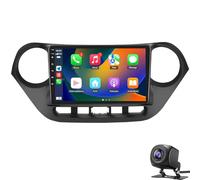 Android 15 Car Radio for Hyun-dai I10 2013 2014 2015 2016 2017 2018 2019 with Wireless Carplay Android Auto Mirror Link BT 9'' Head Unit Stereo WiFi EQ FM Backup Camera MIC GPS Nav(Color:8 CORE 2+32G)