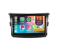 Android 15 Car Radio,for SsangYong Tivoli 2015-2019 with Wireless Carplay and Android Auto, 9'' HD Touch Screen Car Stereo with GPS/WiFi/Bluetooth/SWC(B 4core(4G+64G))
