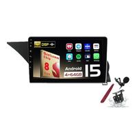 Android 15 Car Radio Sat Navi for B-enz GLK-Class X204(2013-2015) 9 Inch Head Unit Tablet Pad Multimedia Player with Wireless Carplay Android Auto GPS Navigation FM RDS BT 5G-WiFi SWC DSP,M120S