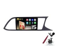 Android 15 Car Radio Sat Navi for S-eat Leon 3(2013-2018) 9 Inch Head Unit Tablet Pad Multimedia Player with Wireless Carplay Android Auto GPS Navigation FM RDS BT 5G-WiFi SWC DSP,M400S